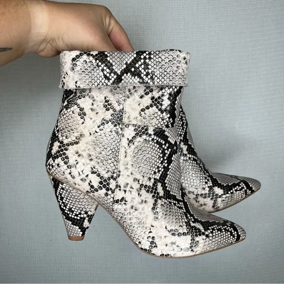 Eloquii Block Heel Snakeskin Boots Eloquii Shoes Eloquii Booties